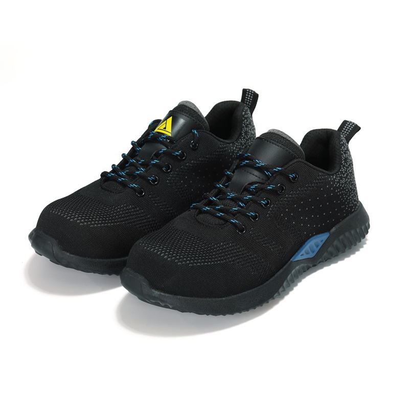 New Fashion Black Color Safety Shoes Anti-Puncture Microfiber Upper Safety Shoe