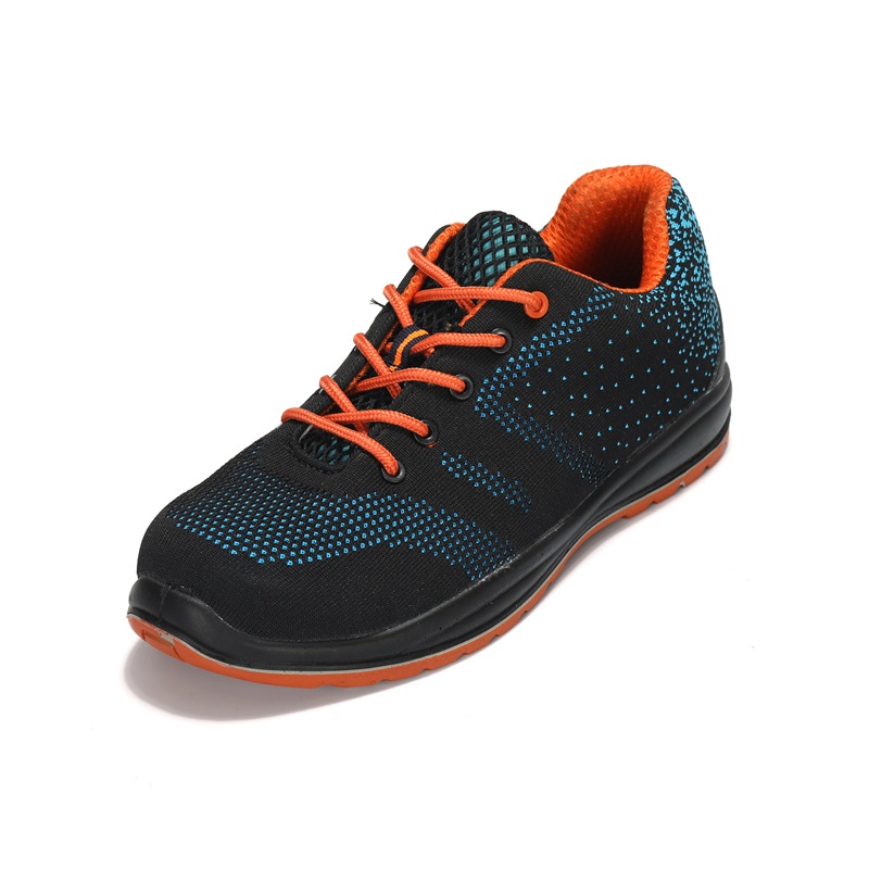 Low ESD Safety Work Shoes Breathable Anti-Abrasion Factory Use Bi-Density PU