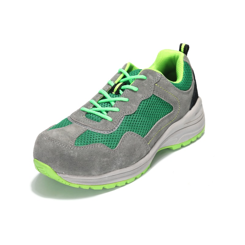 Wholesale Summer Breathable Knit Mesh Fabric Safety Shoes Electrical Work