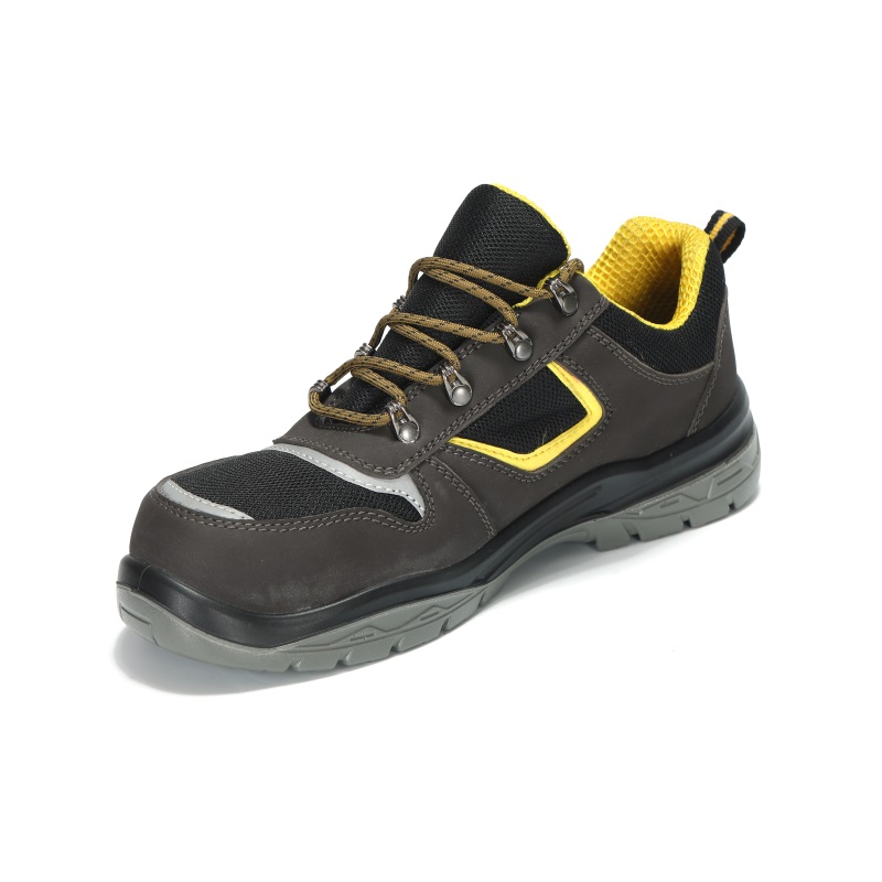 Men's Lightweight Breathable Mesh Safety Shoes with Anti-Puncture Composite Toe