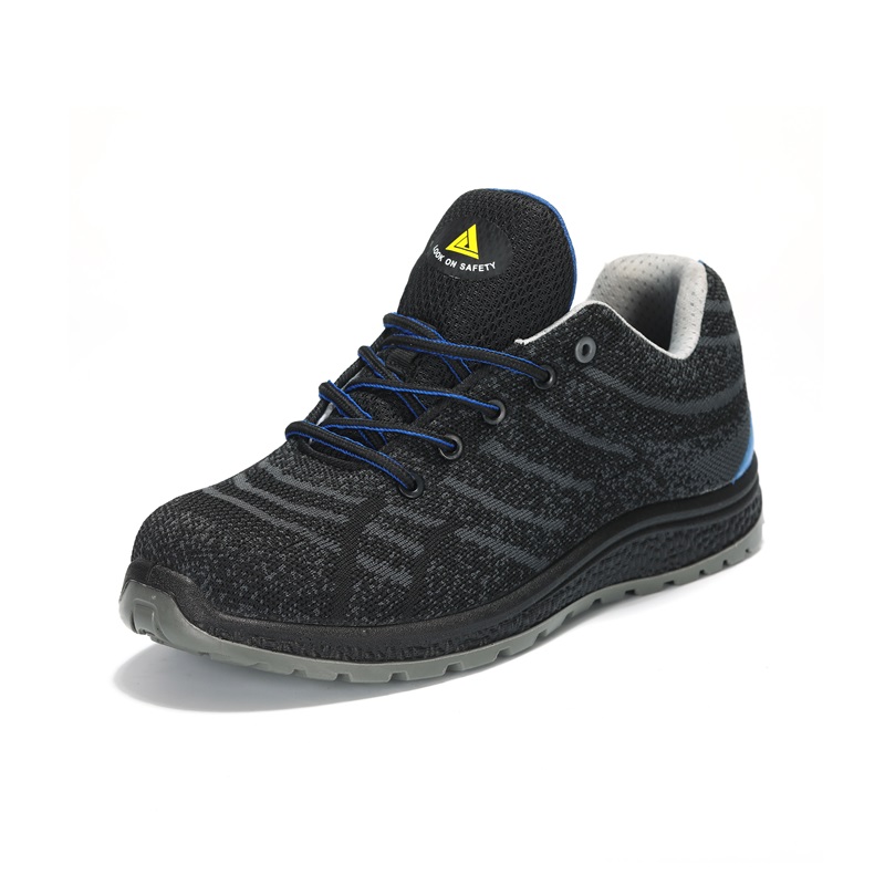 Light Anti-Puncture Safety Shoes Steel Toe for Men Women Non-Slip Rubber Sole