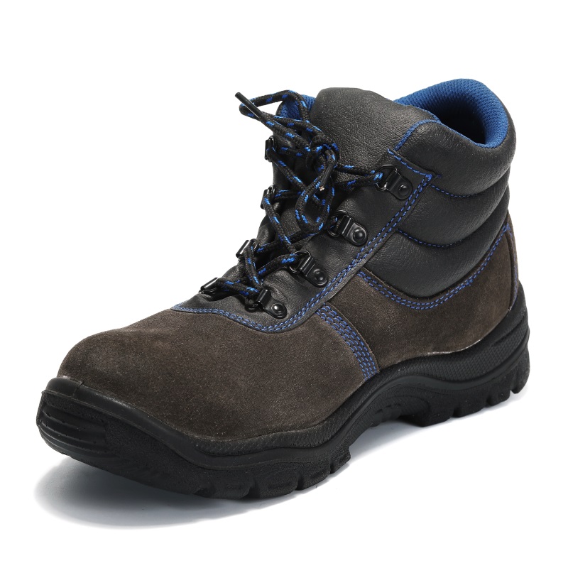 Men's Industrial Safety Shoes - Steel Toe Cap, Suede Nubuck Leather, PU Outsole