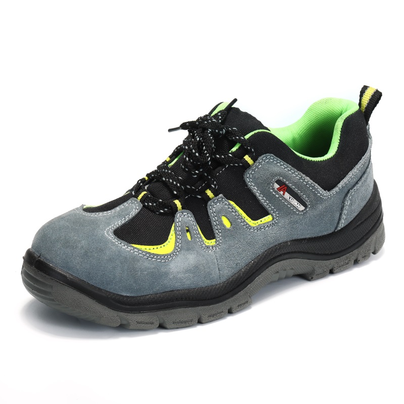 Work Style Safety Shoe for Men with High Visible Color Steel Toe for Factory