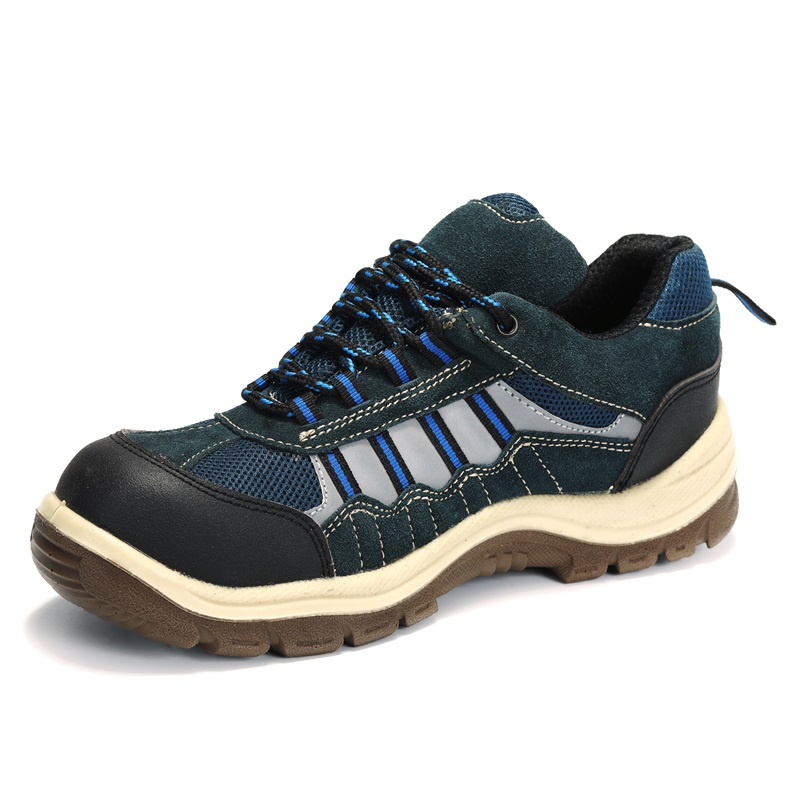 High Quality Breathable Suede Leather Wear Resistant Mens Work Safety Shoes